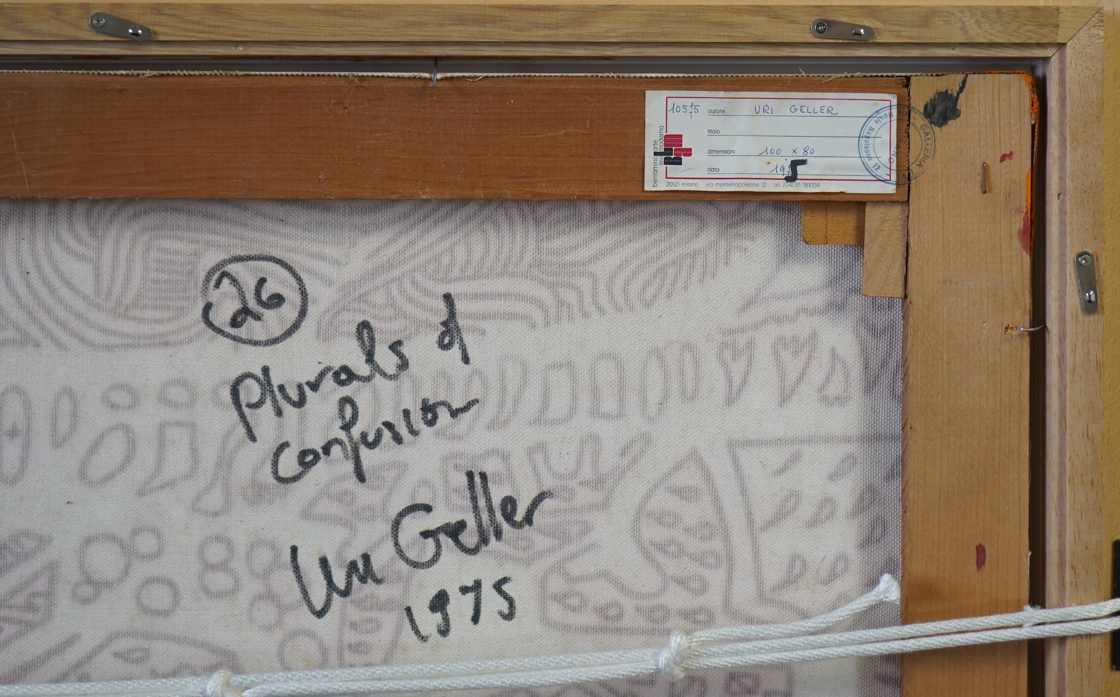 Uri Geller, (Israeli/British) (b. 1946), 'Plurals of Confusion’